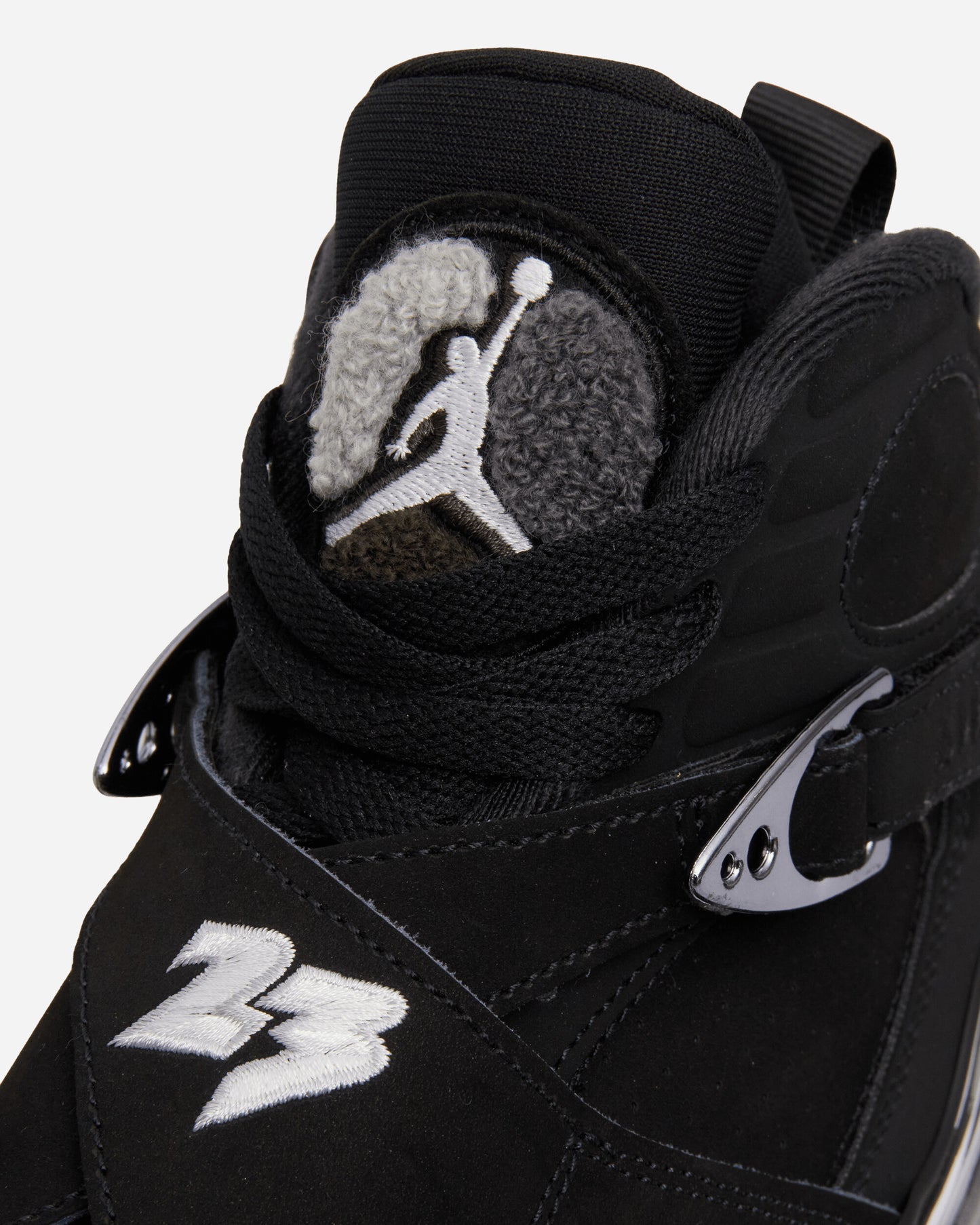 Nike Jordan Air Jordan 8 Retro Black/White Lt Graphite Sneakers Mid 305381-007