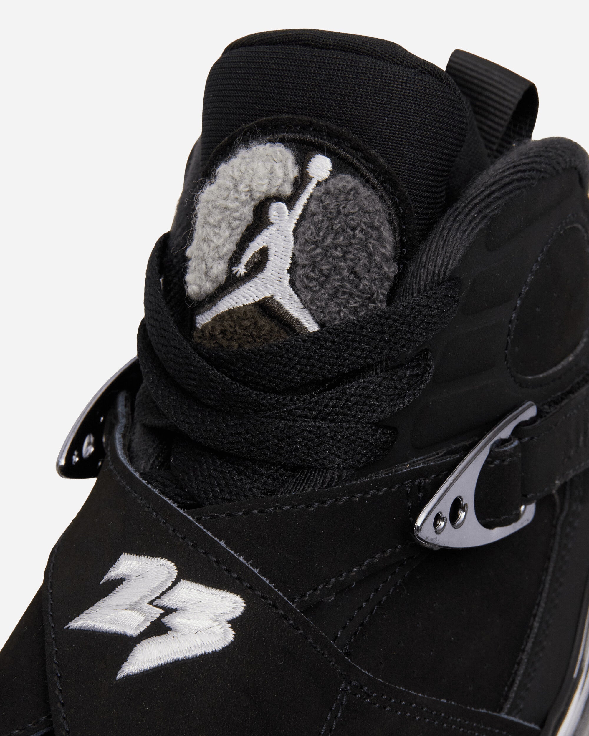 Nike Jordan Air Jordan 8 Retro Black/White Lt Graphite Sneakers Mid 305381-007
