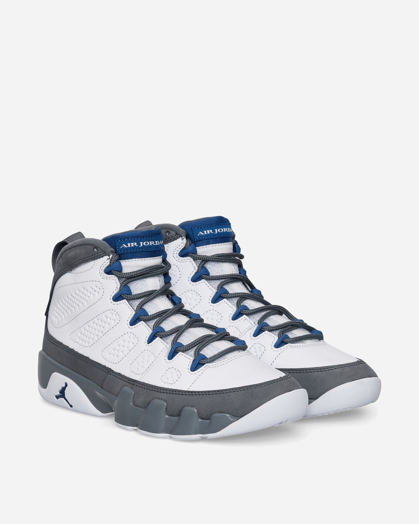 Nike Jordan Air Jordan 9 Retro Men's Shoes White/French Blue-Flint Grey Sneakers Mid HV4794-100