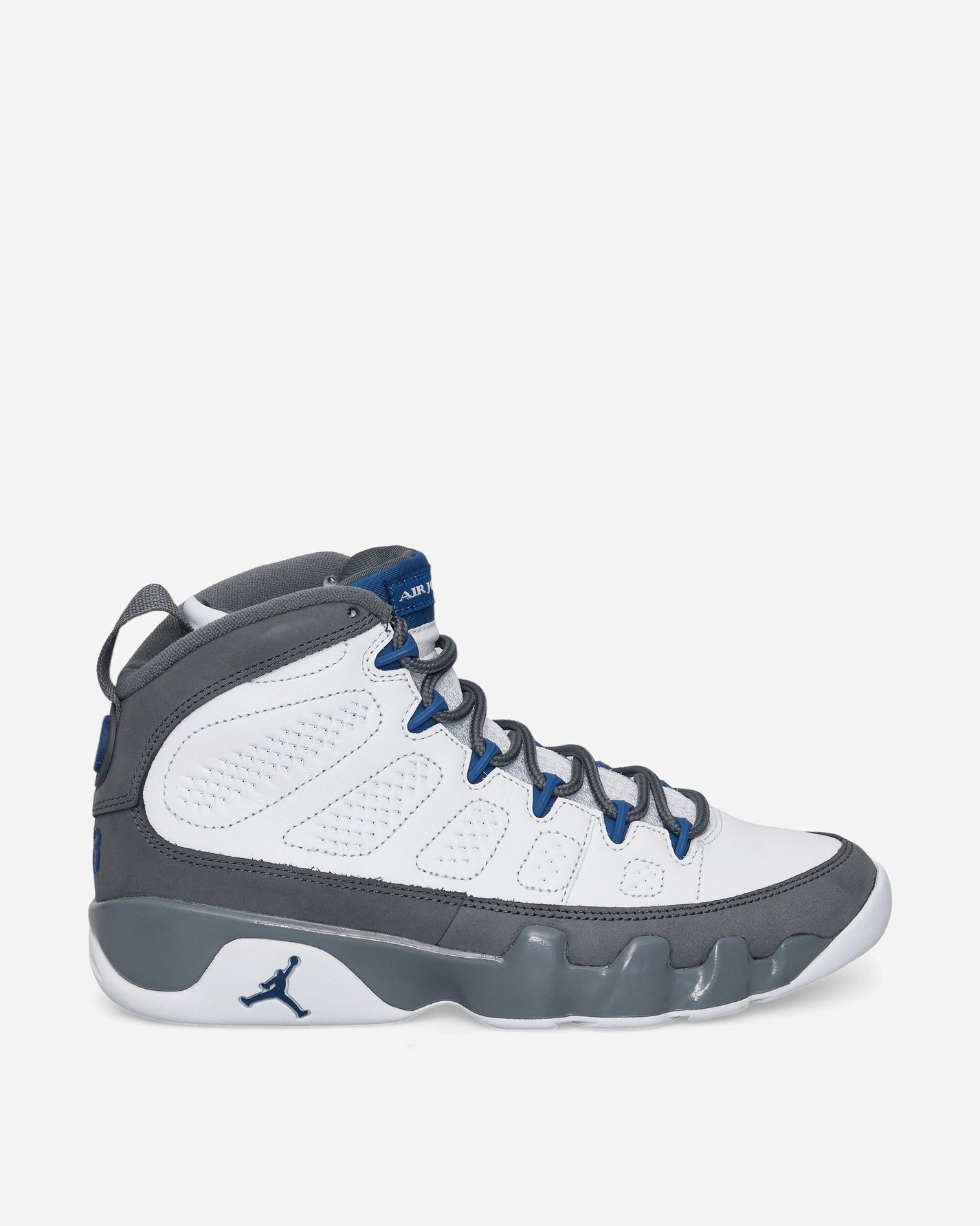 Nike Jordan Air Jordan 9 Retro Men's Shoes White/French Blue-Flint Grey Sneakers Mid HV4794-100