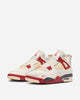 Nike Jordan BIKE AIR x Nigel Sylvester x Air Jordan 4 Sail/Cinnabar/Anthracite Sneakers Mid IQ8055-100