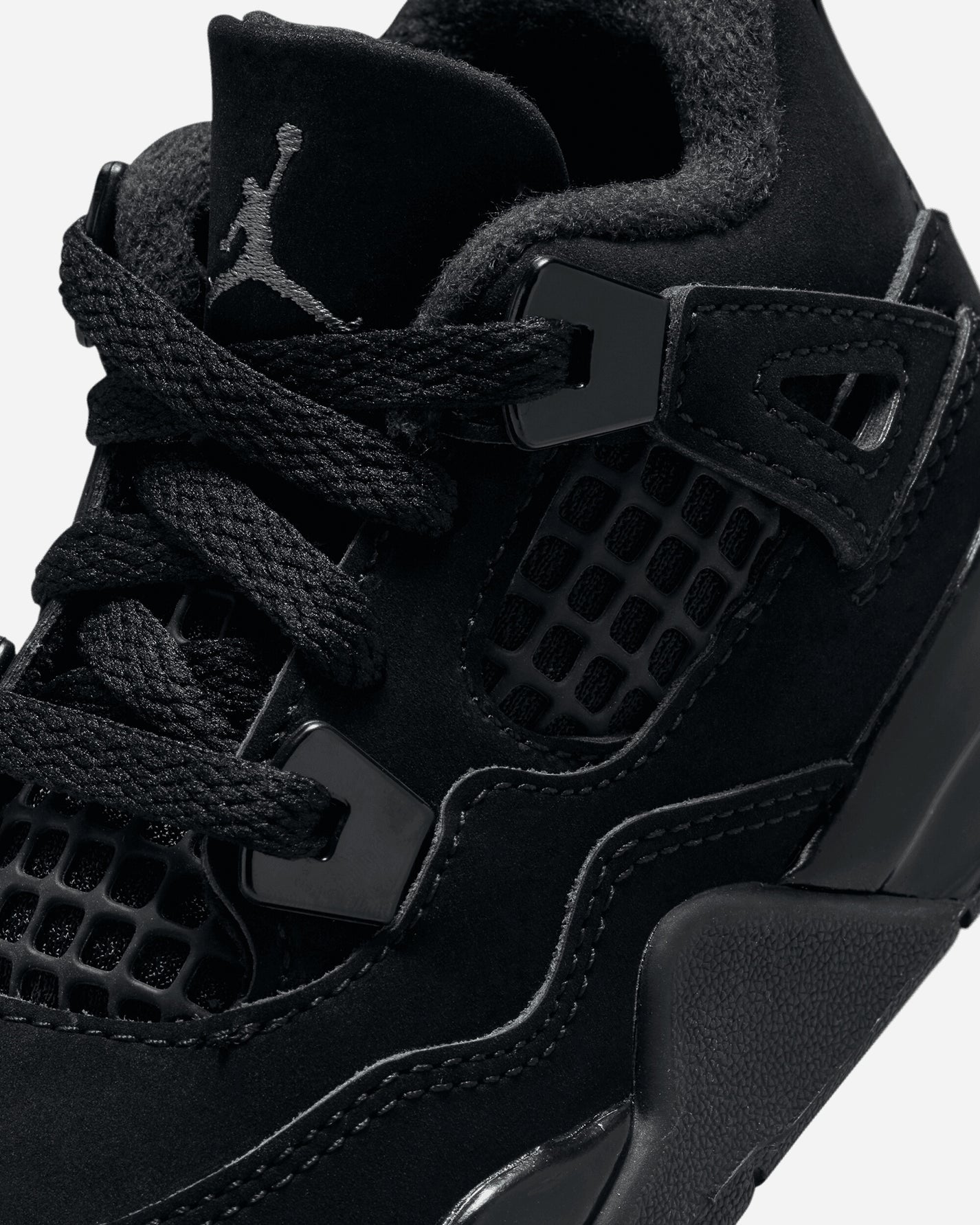 Nike Jordan Jordan 4 Retro Baby/Toddler Shoes Black/Black-Lt Graphite Sneakers Mid IB4387-010