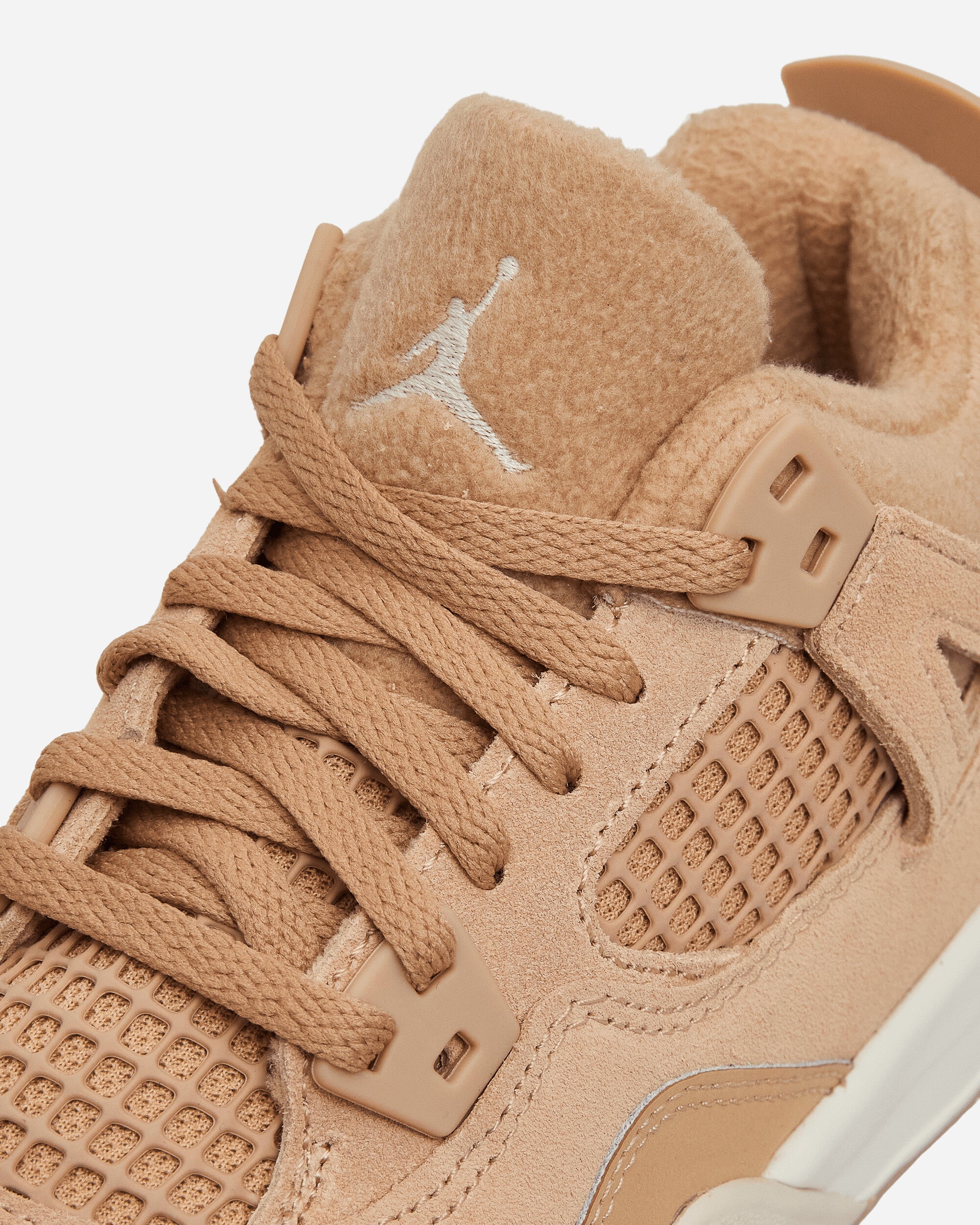 Nike Jordan Jordan 4 Retro Little Kids' Shoes Hemp/Lt Orewood Brn Sneakers Mid HV4385-200