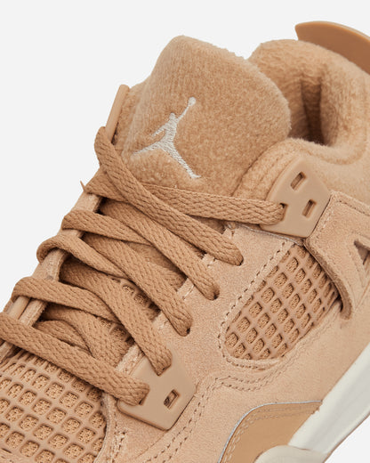 Nike Jordan Jordan 4 Retro Little Kids' Shoes Hemp/Lt Orewood Brn Sneakers Mid HV4385-200