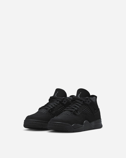 Nike Jordan Jordan 4 Retro Little Kids' Shoes Black/Black-Lt Graphite Sneakers Mid IB4388-010