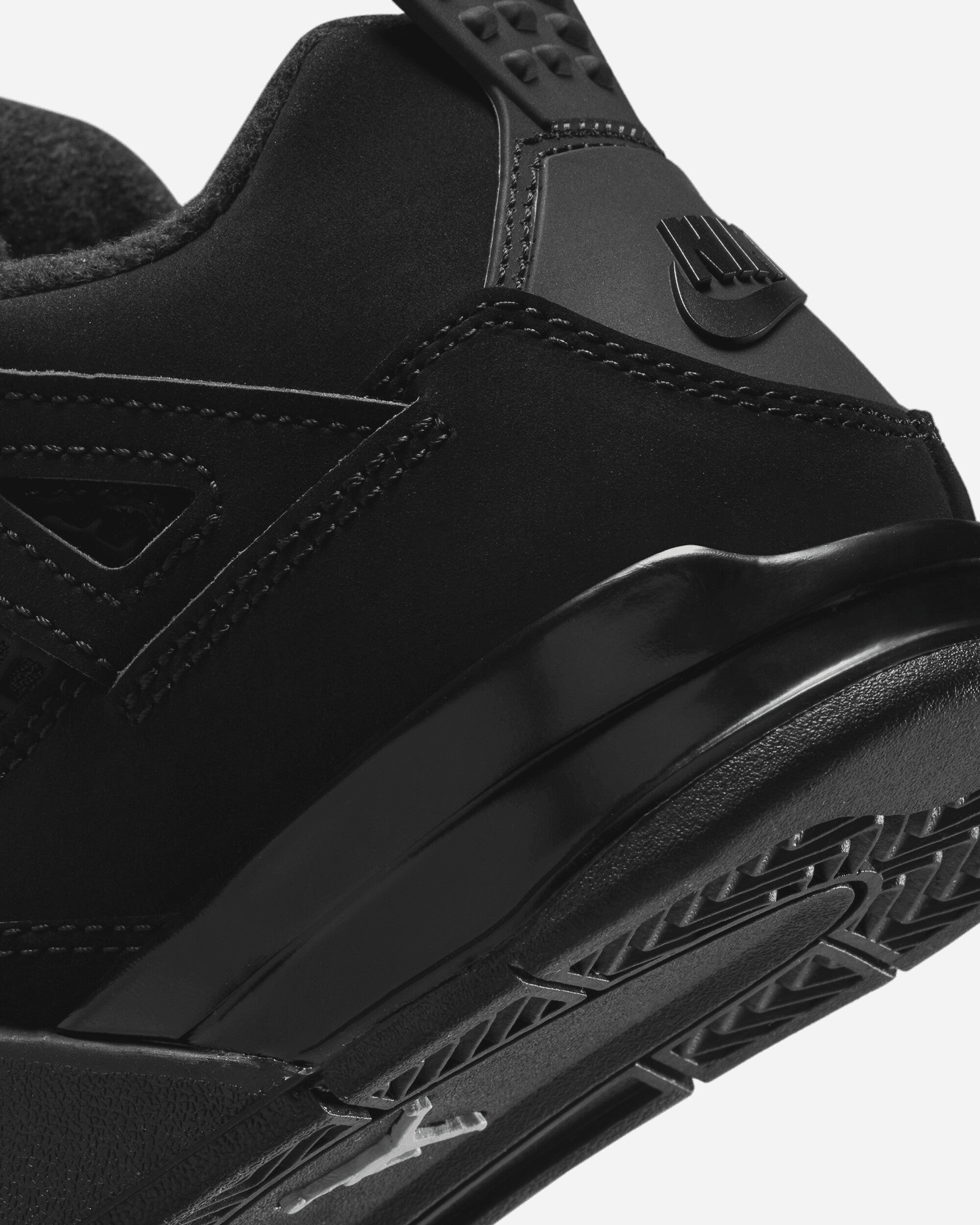 Nike Jordan Jordan 4 Retro Little Kids' Shoes Black/Black-Lt Graphite Sneakers Mid IB4388-010