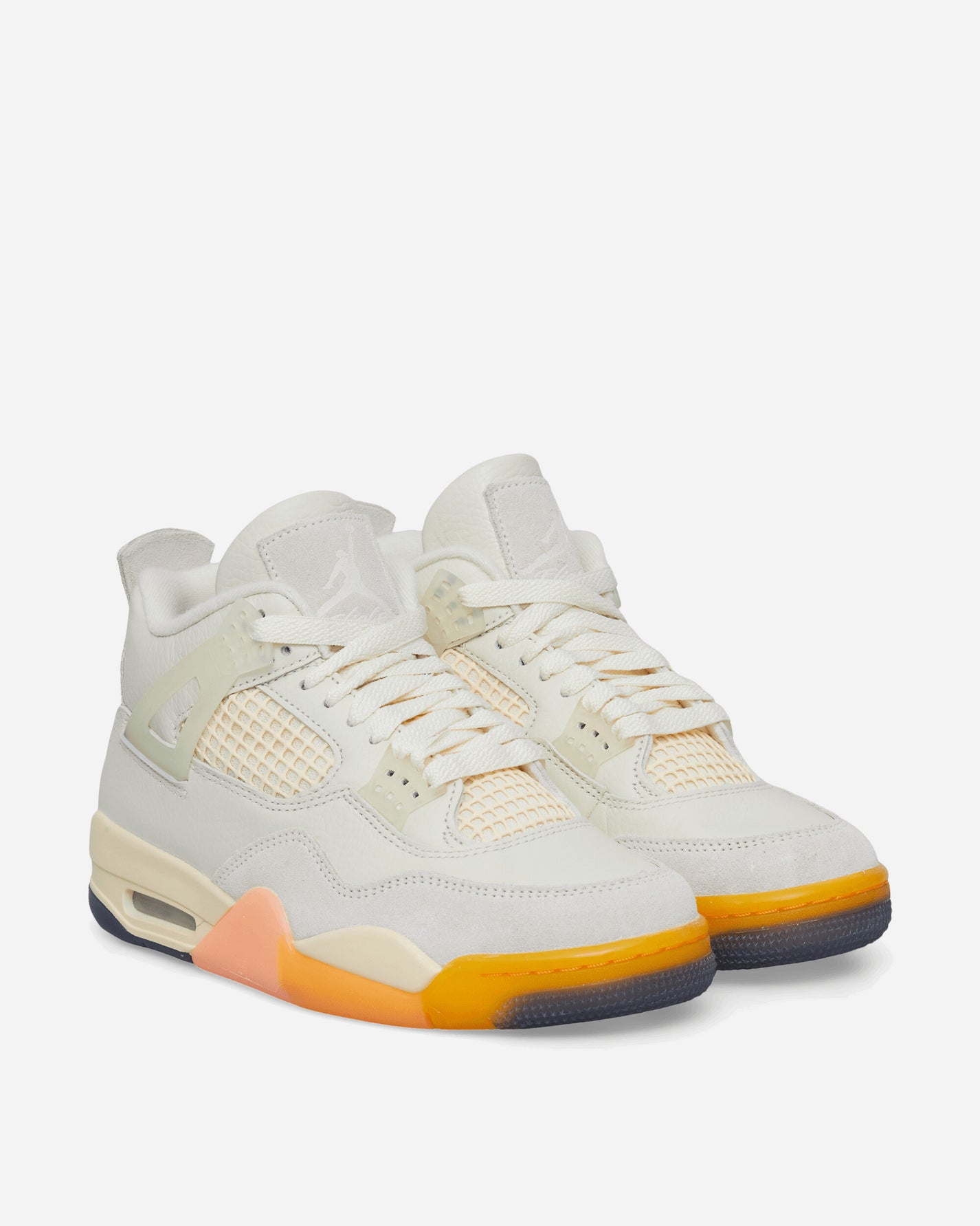 Nike Jordan Wmns Wmns Air Jordan 4 Retro Coconut Milk/Bright Mango Sneakers Mid HV0823-101