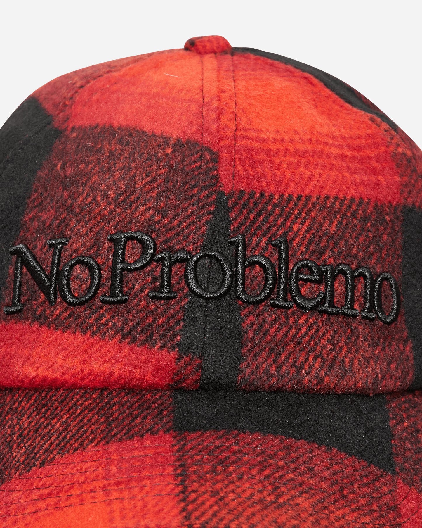 No Problemo No Problemo Plaid Flap Cap Red Hats Caps NP9001106 Red
