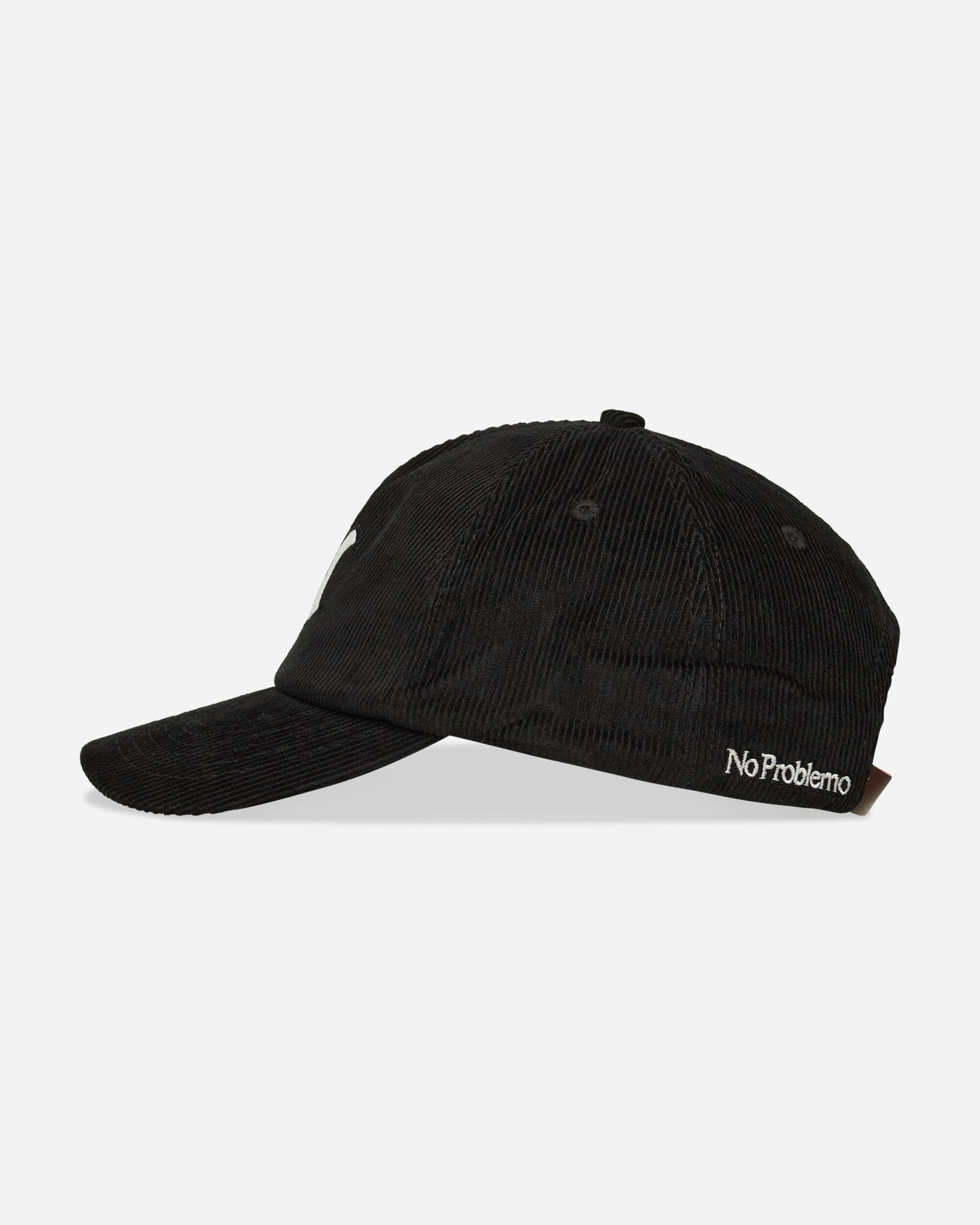 No Problemo Nyp Corduroy Cap Black Hats Caps NP9000604 BLK