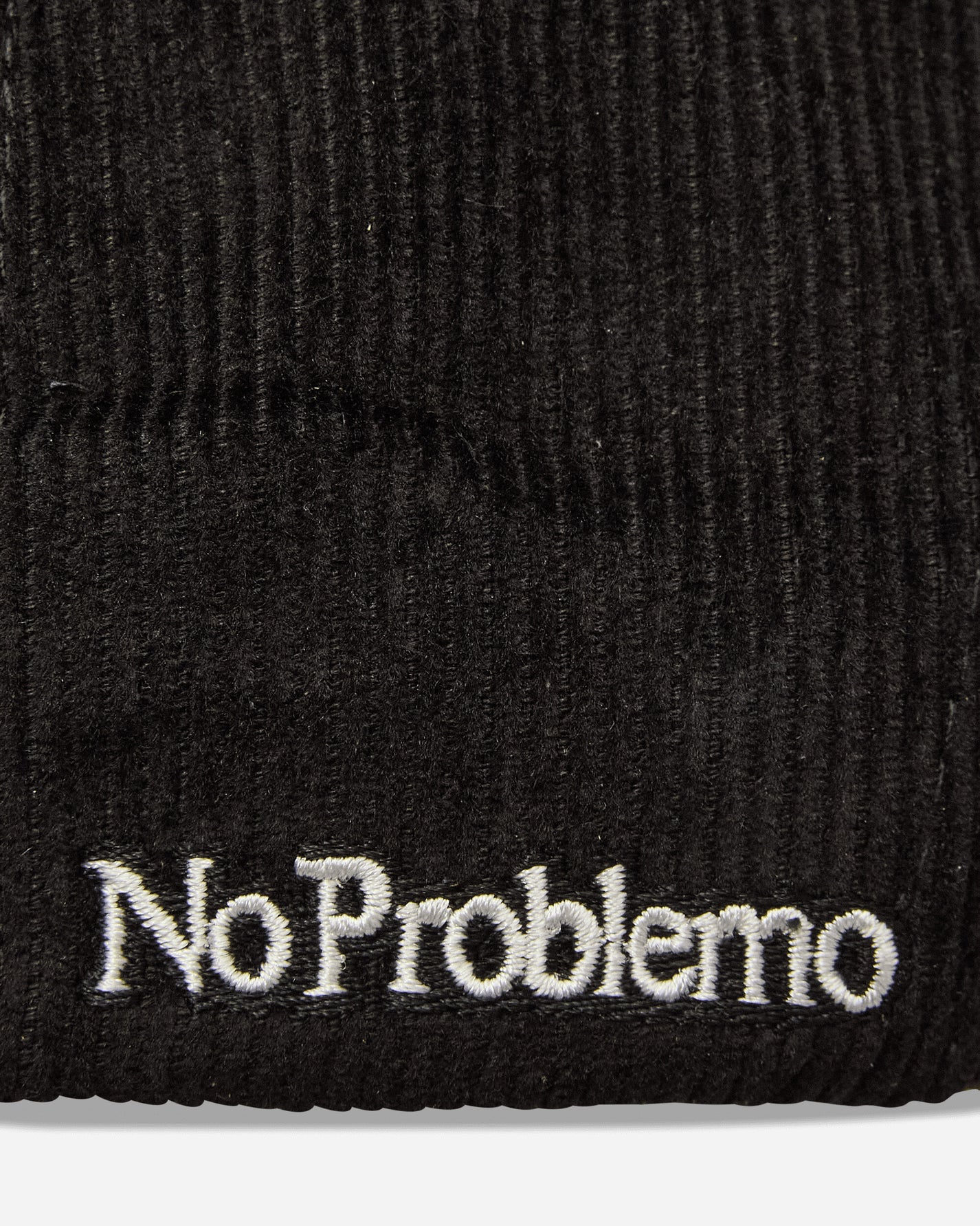 No Problemo Nyp Corduroy Cap Black Hats Caps NP9000604 BLK