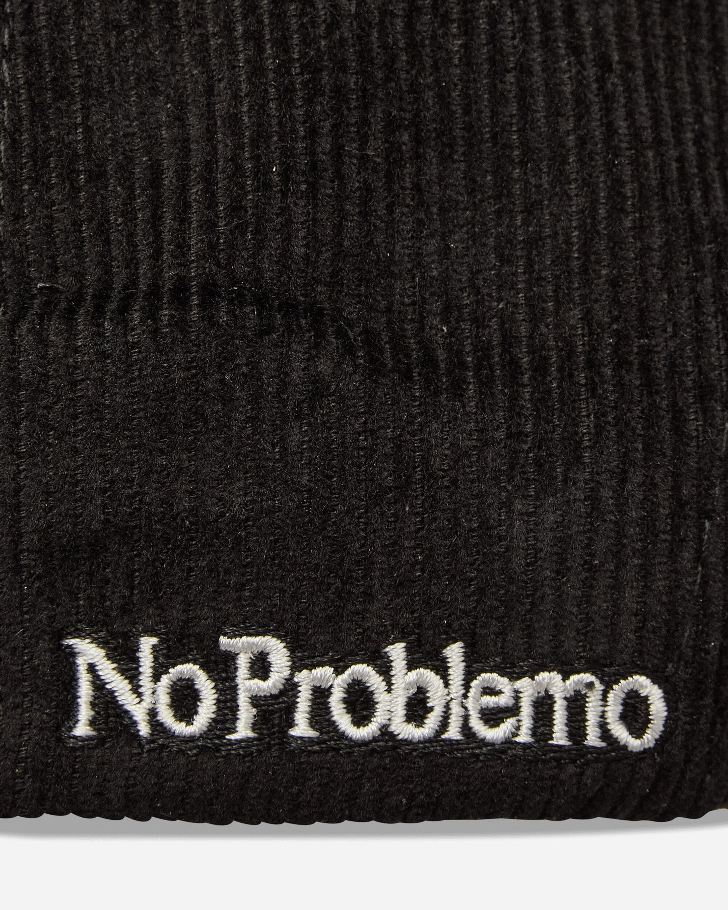 No Problemo Nyp Corduroy Cap Black Hats Caps NP9000604 BLK