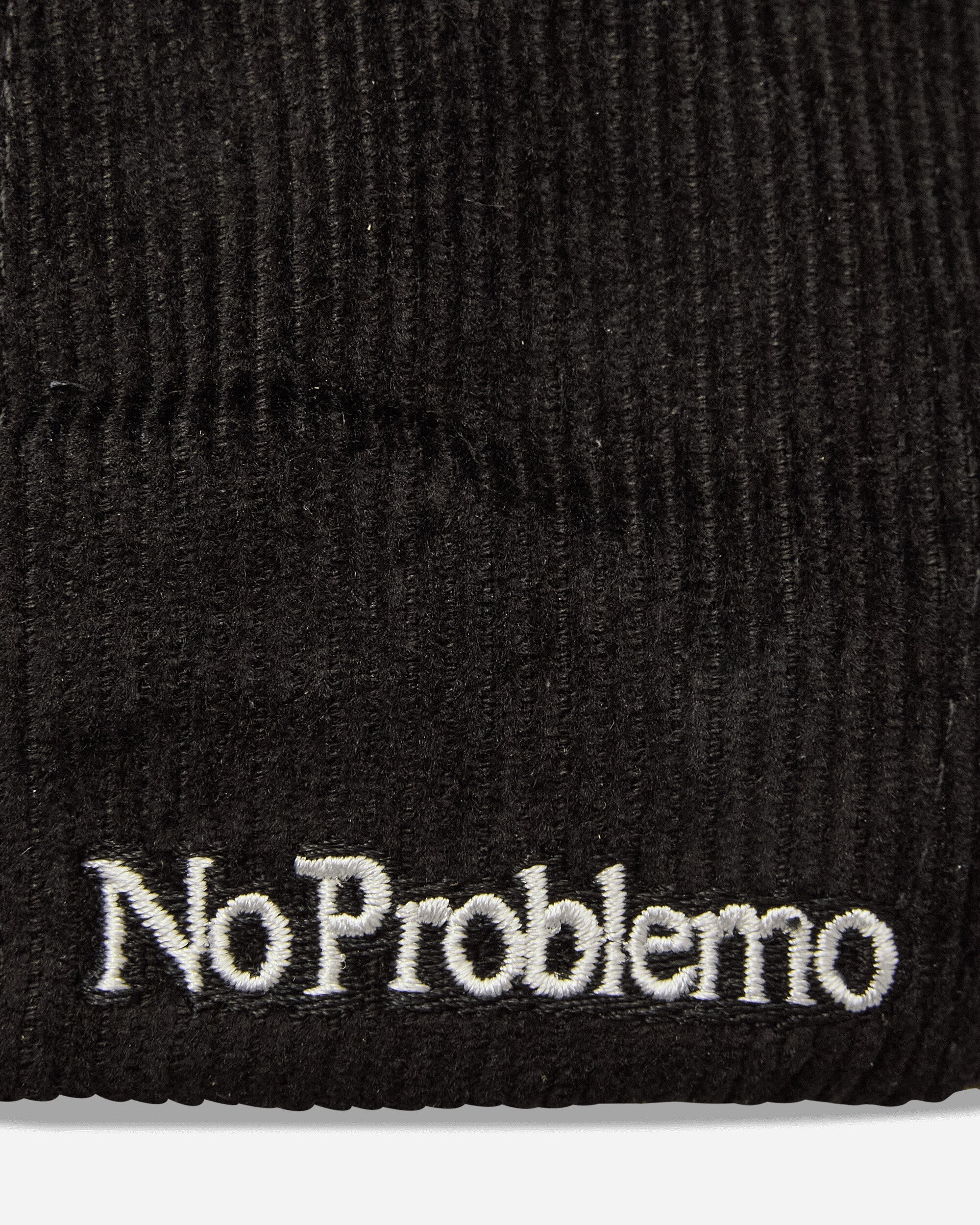 No Problemo Nyp Corduroy Cap Black Hats Caps NP9000604 BLK
