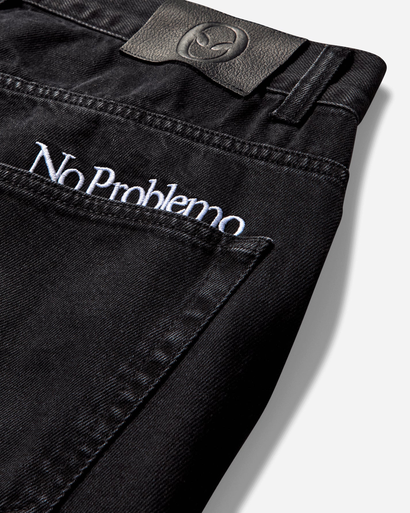 No Problemo Bagi Jean Black Pants Denim NP3020104 BLK