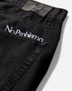 No Problemo Bagi Jean Black Pants Denim NP3020104 BLK
