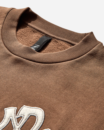 No Problemo Nyp Sweatshirt Brown Sweatshirts Fleece NP2000604 BRW