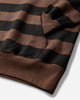 No Problemo No Problemo Striped Hoodie Brown Sweatshirts Hoodies NP2003306 Brown