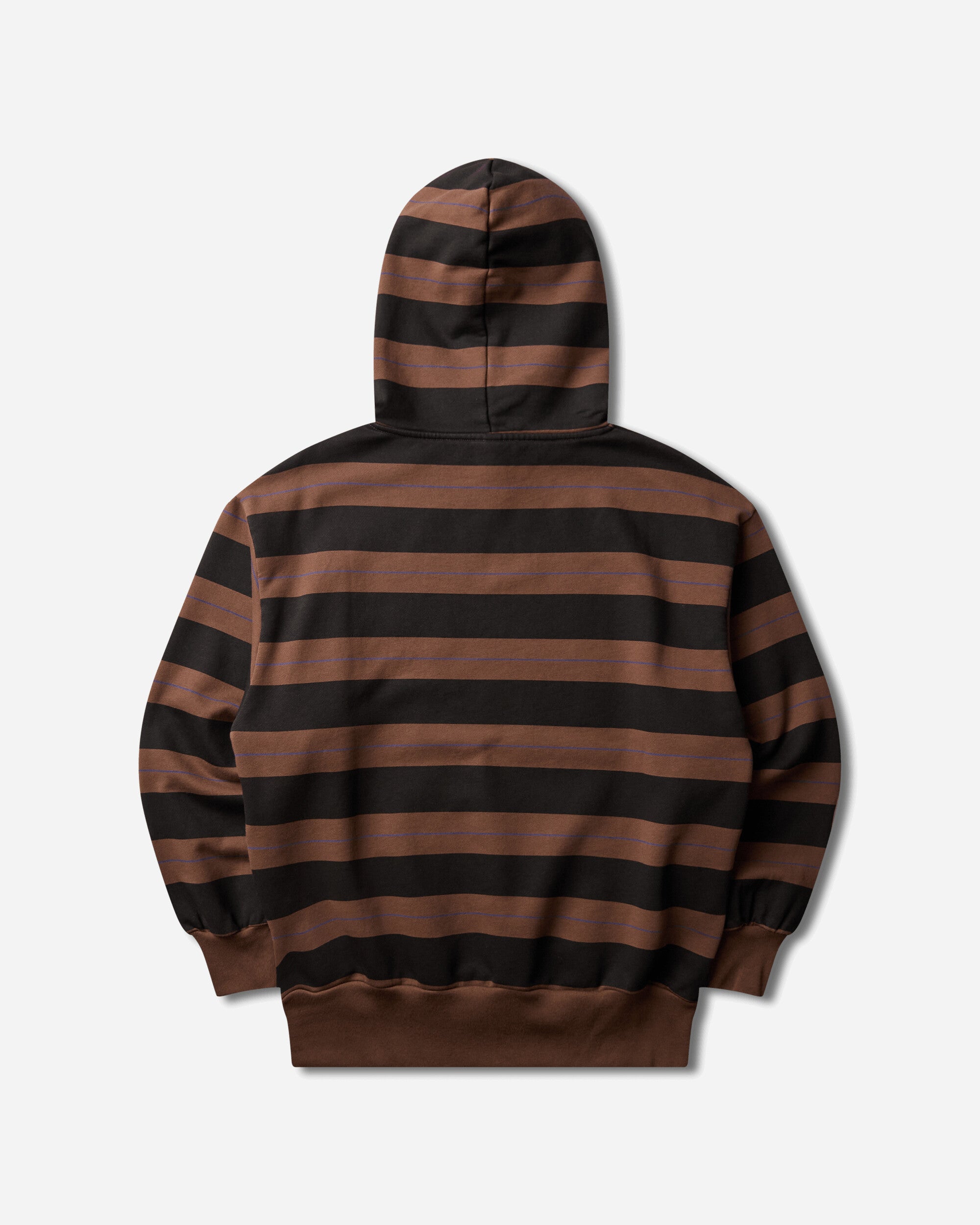 No Problemo No Problemo Striped Hoodie Brown Sweatshirts Hoodies NP2003306 Brown