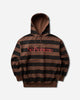 No Problemo No Problemo Striped Hoodie Brown Sweatshirts Hoodies NP2003306 Brown