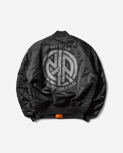 No Problemo Alpha Industries No War MA-1 Jacket Black Coats and Jackets Jackets NP7113504 BLK