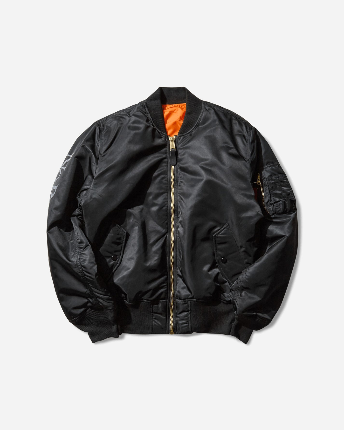 No Problemo Alpha Industries No War MA-1 Jacket Black Coats and Jackets Jackets NP7113504 BLK