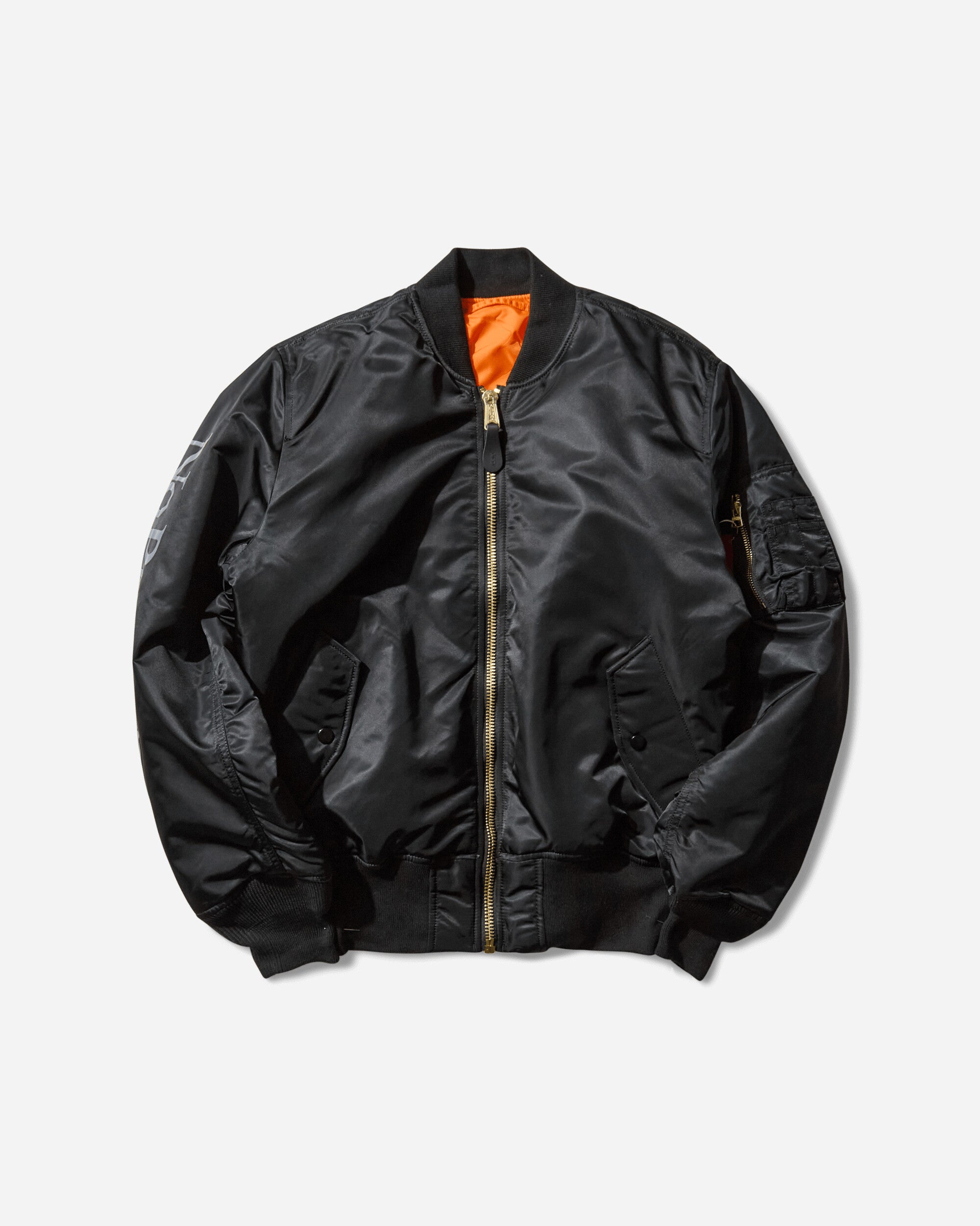 No Problemo Alpha Industries No War MA-1 Jacket Black Coats and Jackets Jackets NP7113504 BLK