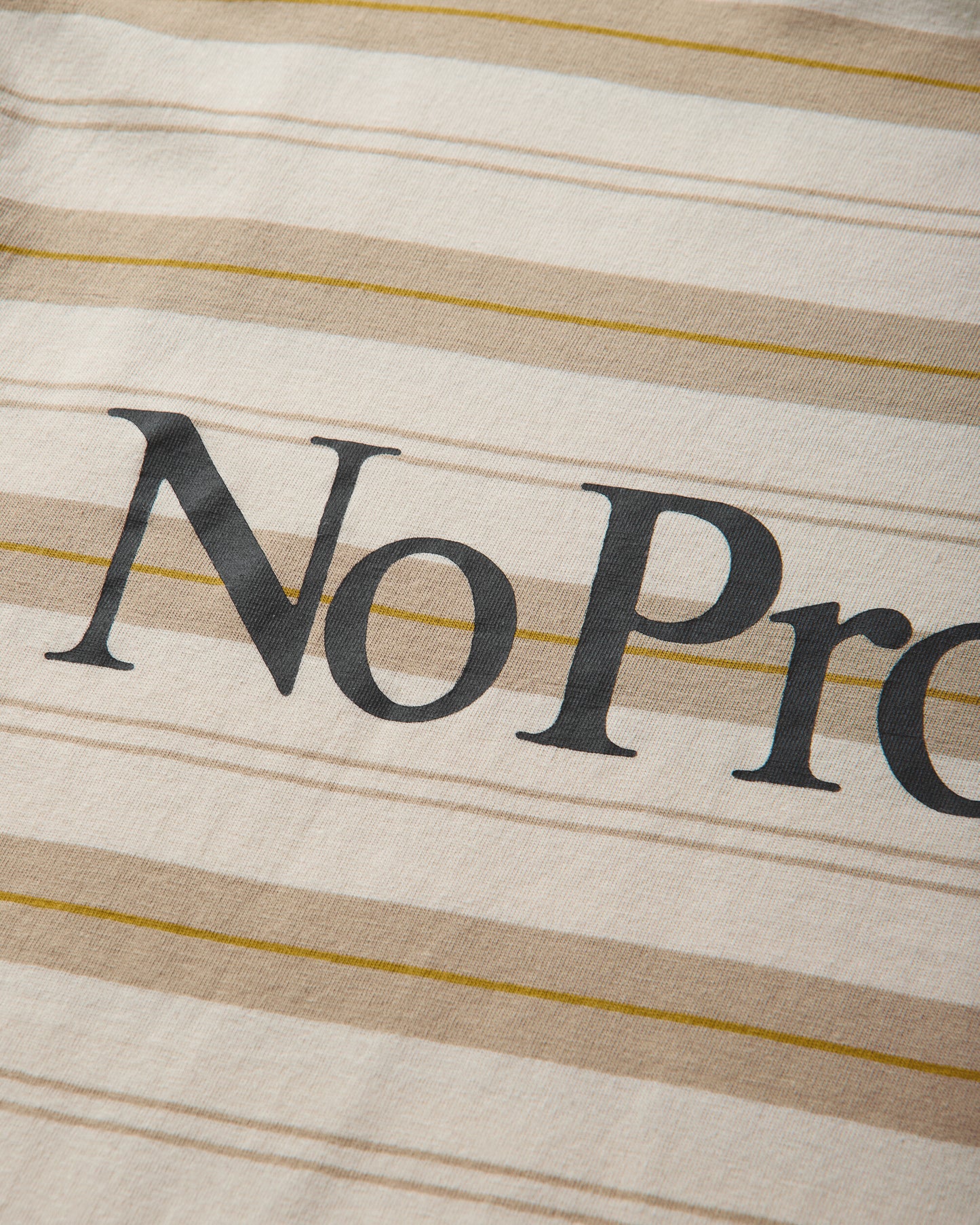 No Problemo No Problemo Striped Ls Tee Sand T-Shirts Longsleeve NP4021606 Sand