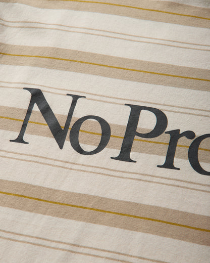 No Problemo No Problemo Striped Ls Tee Sand T-Shirts Longsleeve NP4021606 Sand