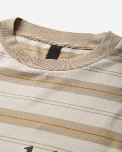 No Problemo No Problemo Striped Ls Tee Sand T-Shirts Longsleeve NP4021606 Sand