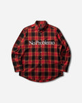 No Problemo No Problemo Plaid Ls Shirt Red Shirts Longsleeve Shirt NP4010506 Red