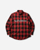 No Problemo No Problemo Plaid Ls Shirt Red Shirts Longsleeve Shirt NP4010506 Red