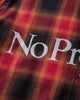 No Problemo No Problemo Plaid Ls Shirt Red Shirts Longsleeve Shirt NP4010506 Red