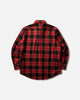 No Problemo No Problemo Plaid Ls Shirt Red Shirts Longsleeve Shirt NP4010506 Red