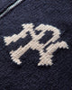 No Problemo Nyp Varsity Zip Thru Knit Navy Knitwears Sweaters NP2002004 NVY