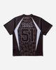 No Problemo Area 51 Football Shirt Black T-Shirts Top NP4020103 BLK