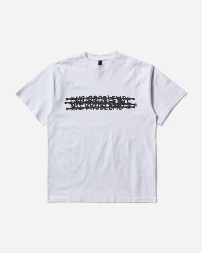 No Problemo Barbed Ss Tee White T-Shirts Top NP6000404 WHT