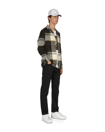 Noah Plaid Lightweight Brown/Green/White Plaid Shirts Longsleeve S020FW21 BGW