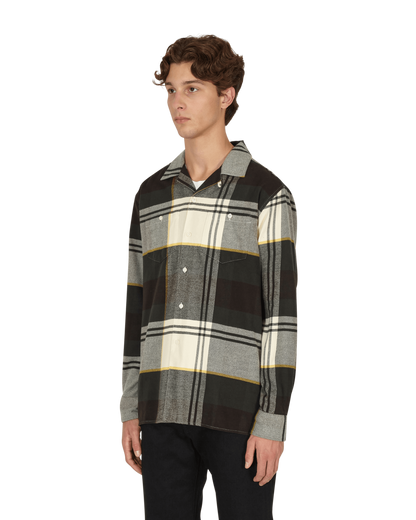 Noah Plaid Lightweight Brown/Green/White Plaid Shirts Longsleeve S020FW21 BGW