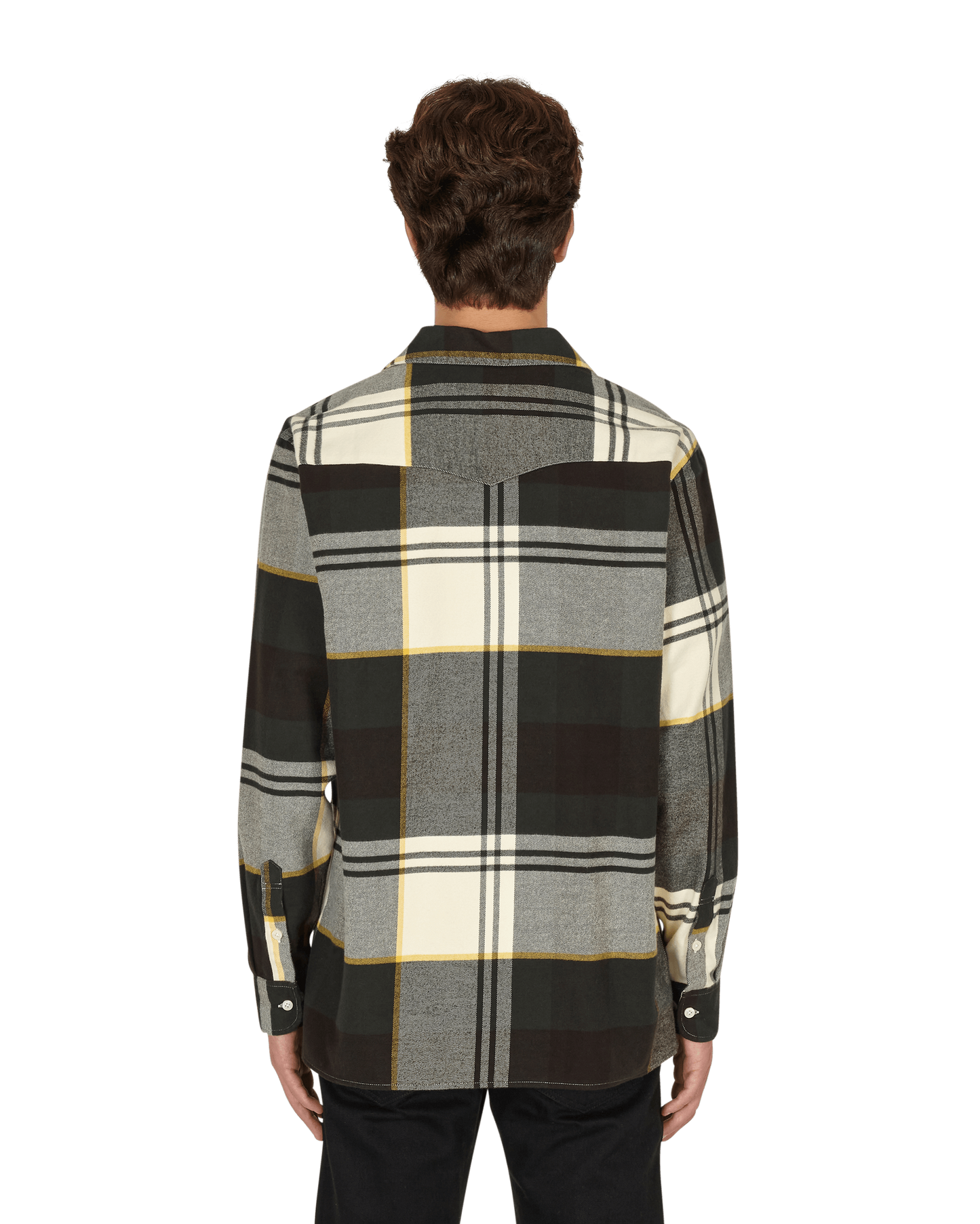 Noah Plaid Lightweight Brown/Green/White Plaid Shirts Longsleeve S020FW21 BGW