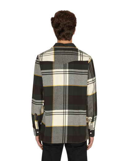 Noah Plaid Lightweight Brown/Green/White Plaid Shirts Longsleeve S020FW21 BGW