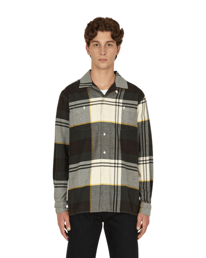 Noah Plaid Lightweight Brown/Green/White Plaid Shirts Longsleeve S020FW21 BGW
