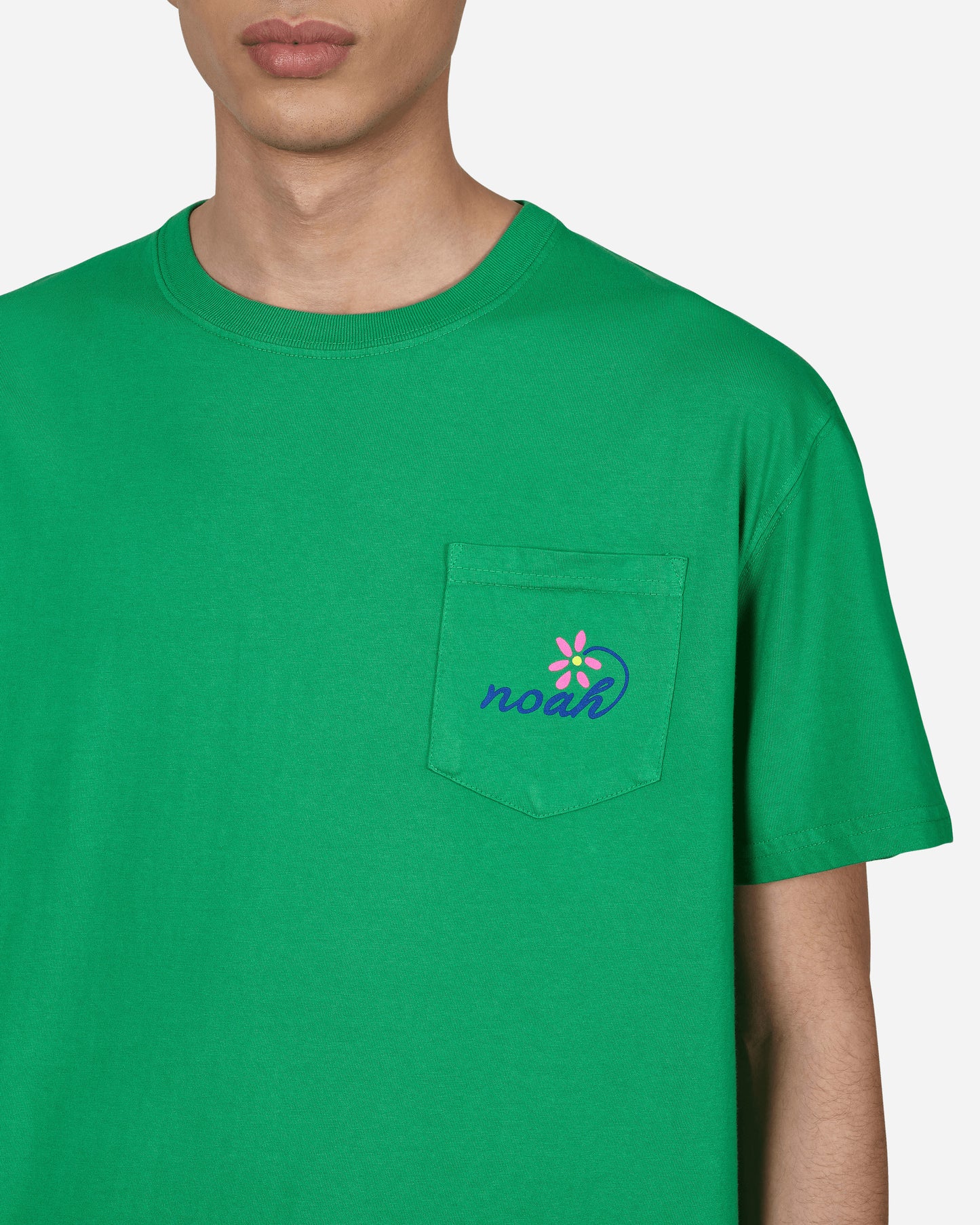 Noah Florist Pocket Tee Kelly Green T-Shirts Shortsleeve PT007SS22 KGY