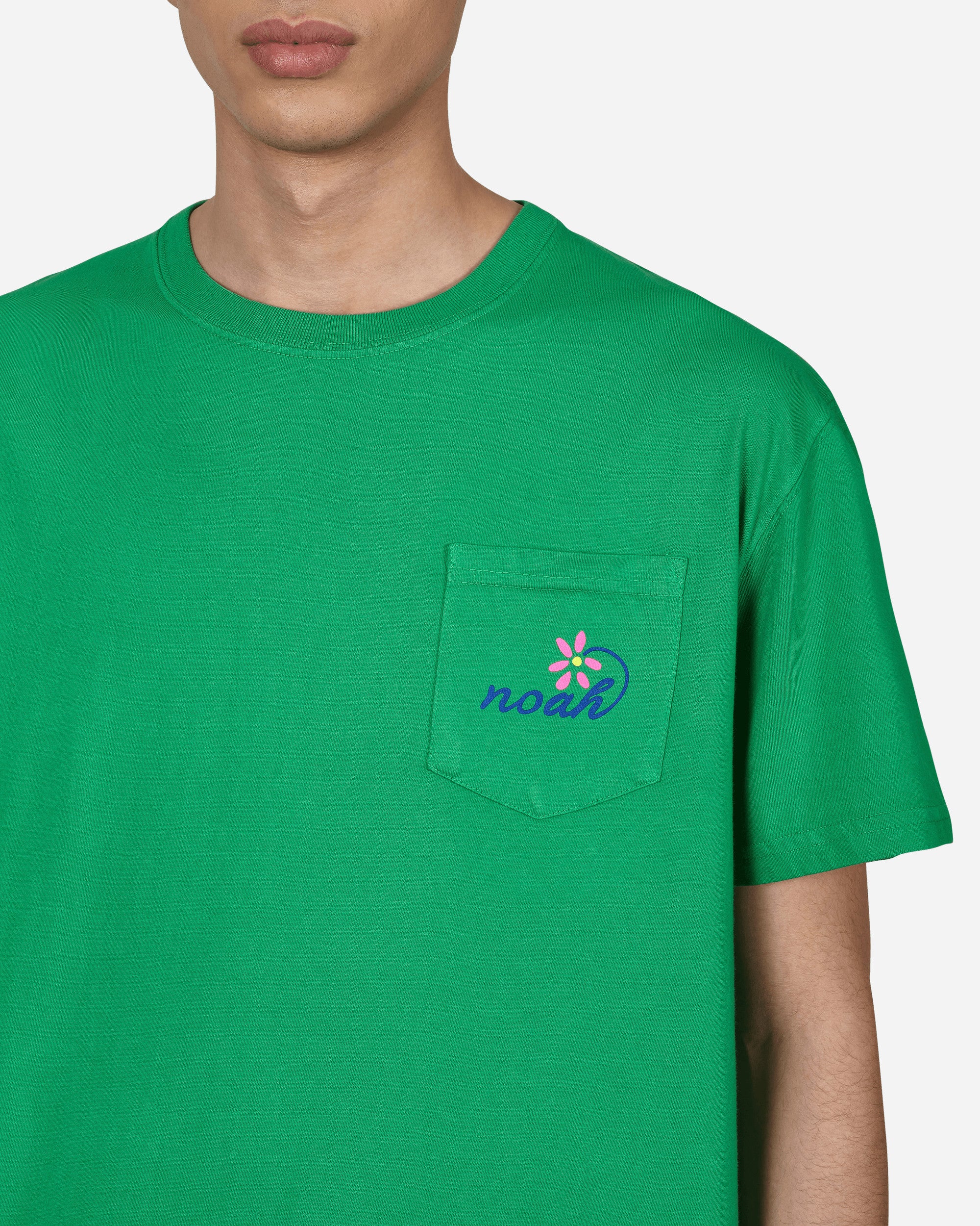 Noah Florist Pocket Tee Kelly Green T-Shirts Shortsleeve PT007SS22 KGY