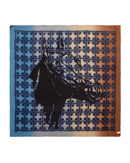 Noma Horse Big Light Blue Gloves and Scarves Scarves and Warmneck NSCC01 002