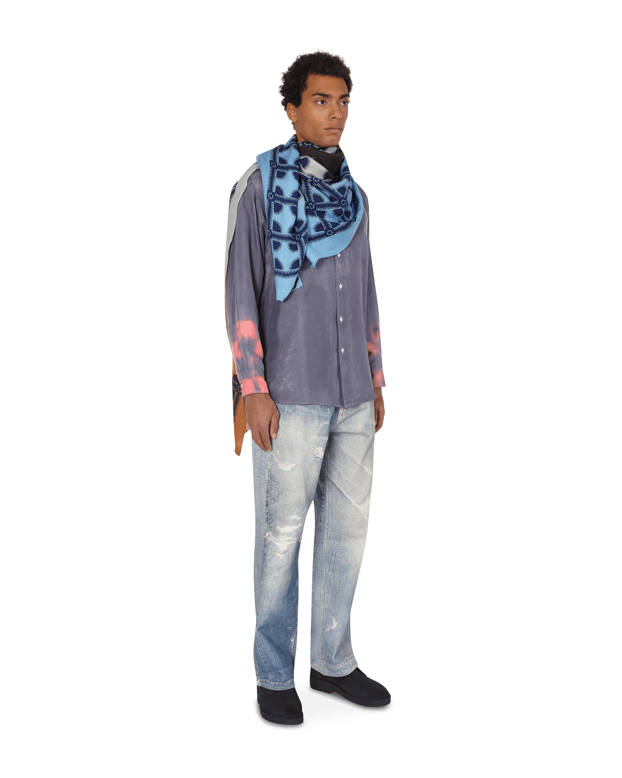 Noma Horse Big Light Blue Gloves and Scarves Scarves and Warmneck NSCC01 002