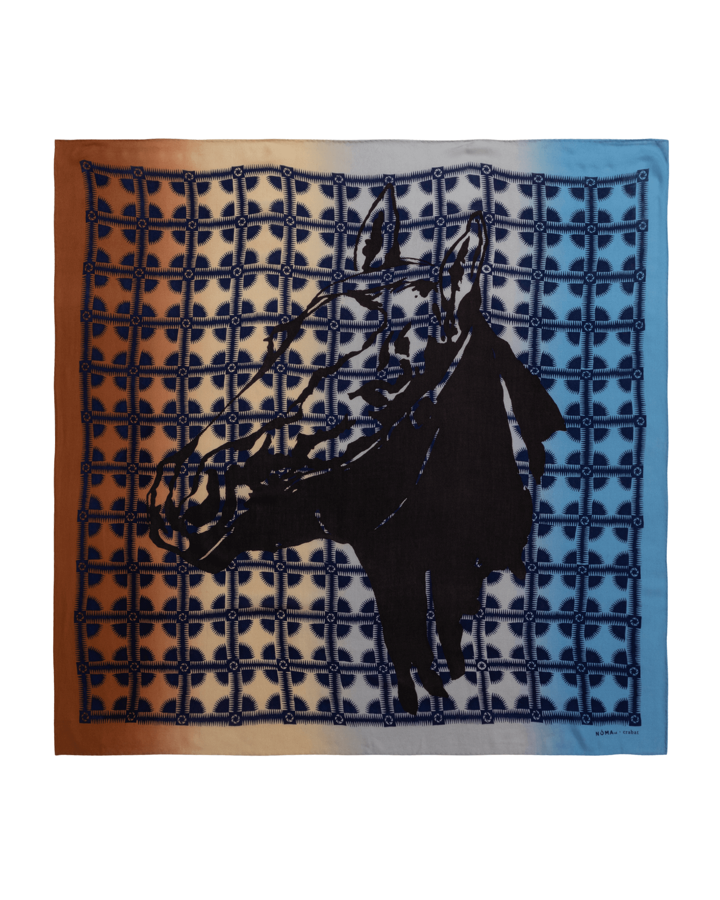 Noma Horse Big Light Blue Gloves and Scarves Scarves and Warmneck NSCC01 002