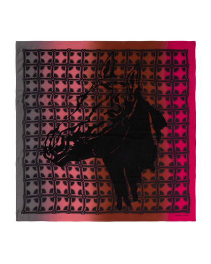 Noma Horse Big Pink Gloves and Scarves Scarves and Warmneck NSCC01 001