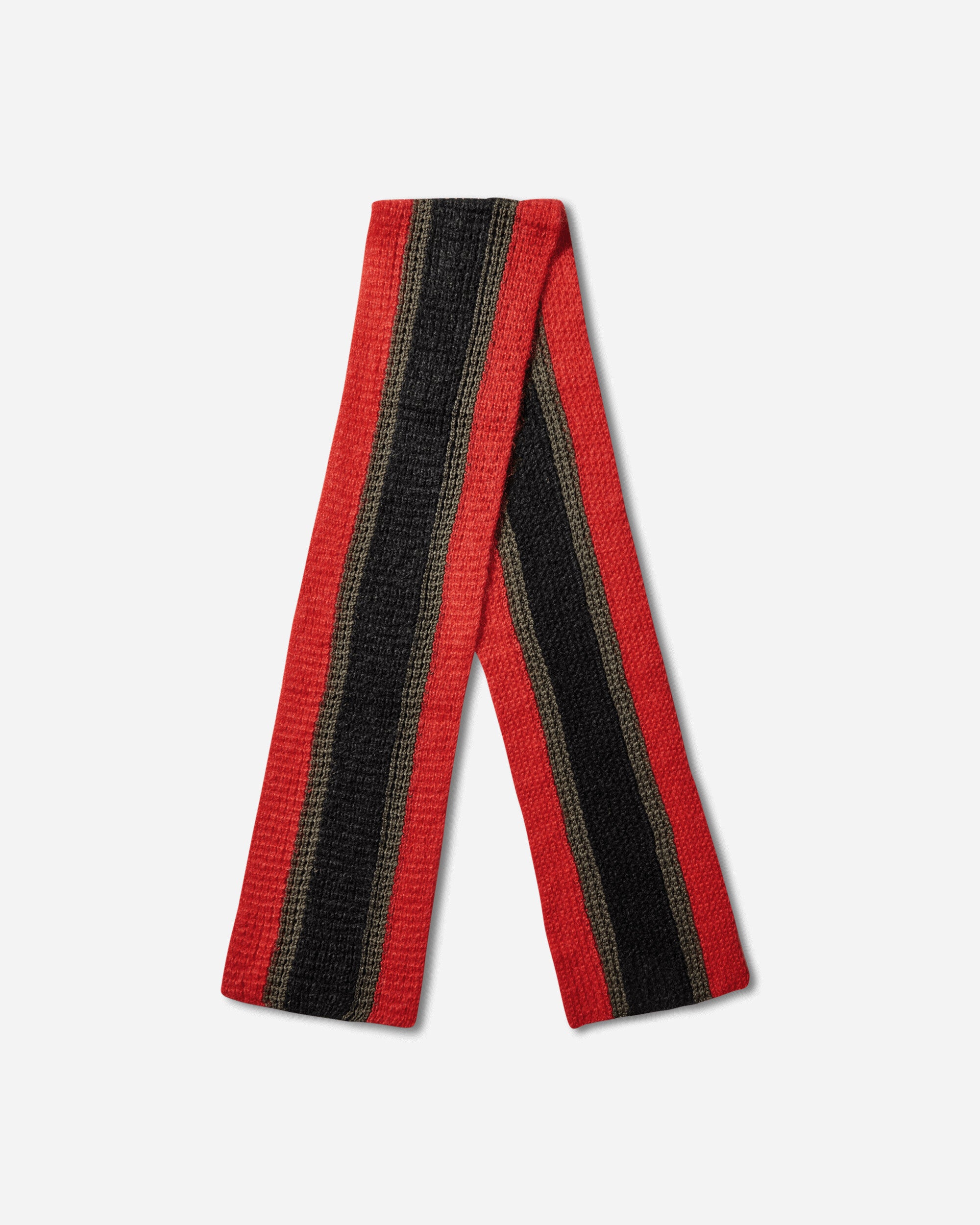 OAMC Red/Black/Green Chunky Knitted Scarf Red MULTI Gloves and Scarves Scarves and Warmneck OAF5XA02AP-FL003 B01