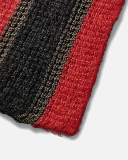 OAMC Red/Black/Green Chunky Knitted Scarf Red MULTI Gloves and Scarves Scarves and Warmneck OAF5XA02AP-FL003 B01
