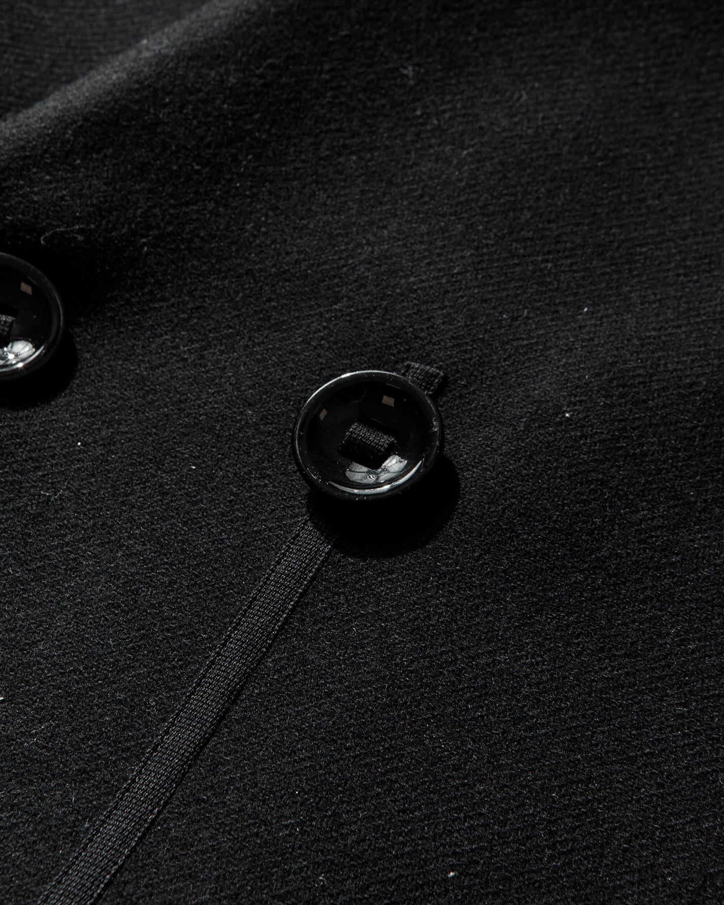 OAMC Black Wool Felt Classic Coat BLACK Coats and Jackets Coats OAF5MC03AP-T1986 999