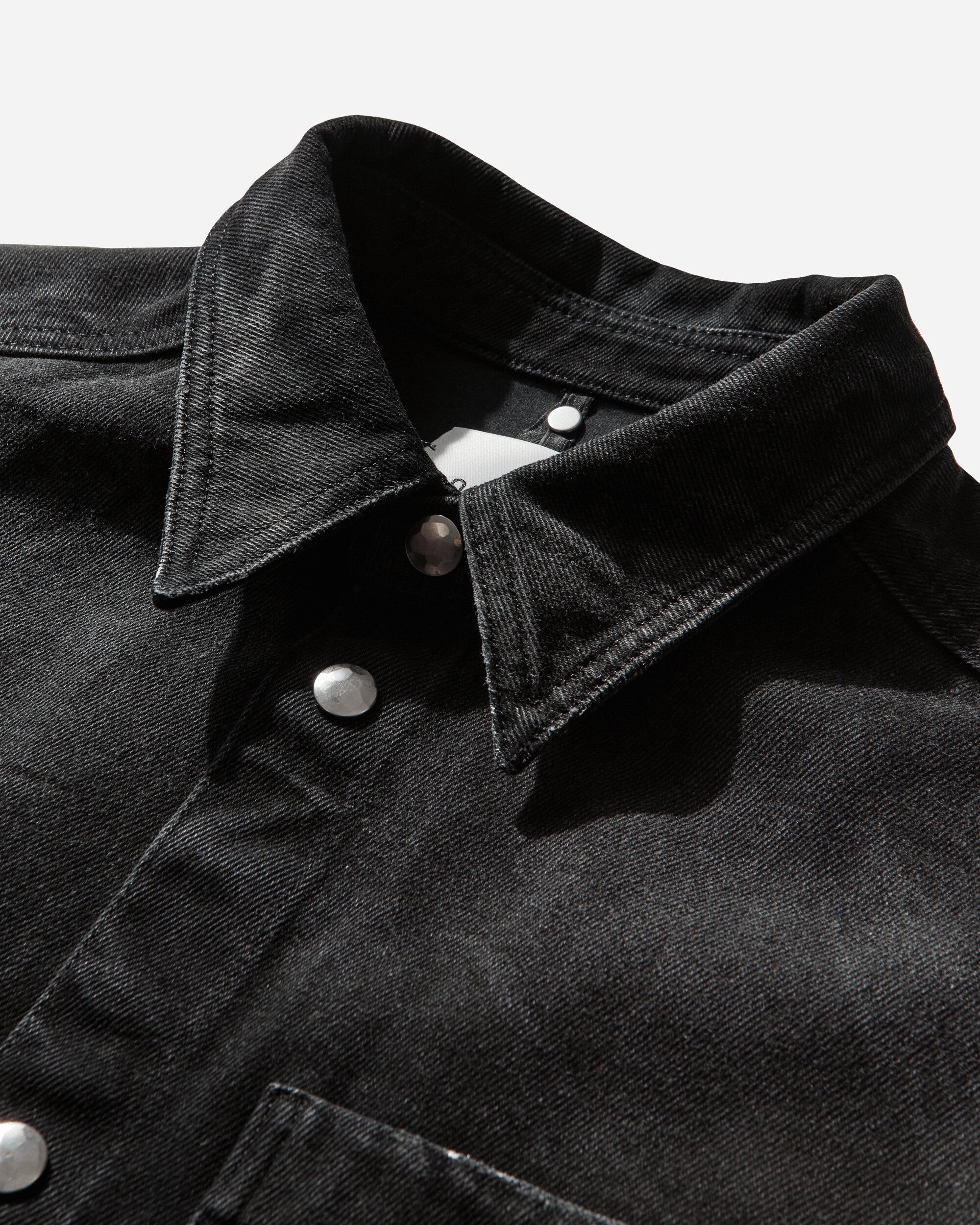 Men's Dyed Denim Shirt Black – Slam Jam®